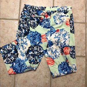 J Crew size 10 Dress Floral Pants